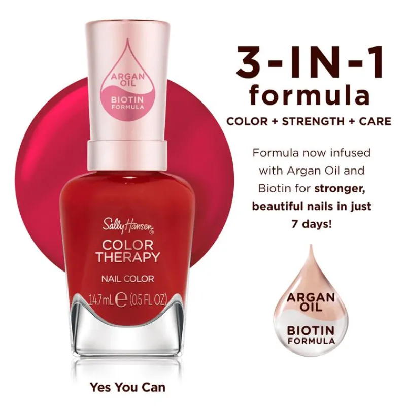 Best Sally Hansen Color Therapy Nagellak - Rood - 350 YesYou Can 350 Yes You Can