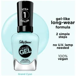 Best Sally Hansen Miracle Gel Nagellak 668 Grand Cyan