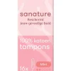 Hot Sanature 100% Katoenen Tampons Mini 16 stuks