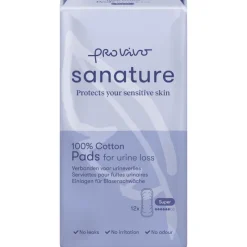 Discount Sanature Pro Vivo 100% Katoenen Incontinentieverband Super 12 stuks