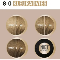 New Schwarzkopf Creme Supreme Haarkleuring 8-0 Natuurlijk Blond