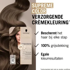 New Schwarzkopf Creme Supreme Haarkleuring 7-42 Nude Beige Donkerblond