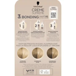Clearance Schwarzkopf Creme Supreme Haarkleuring 10-0 Natuurlijk Extra Lichtblond