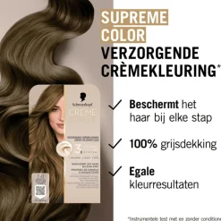 Sale Schwarzkopf Creme Supreme Haarkleuring 7-0 Natuurlijk Donkerblond
