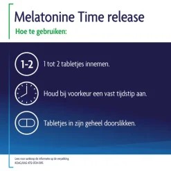 Clearance SleepzZ Shiepz Melatonine Time Release 0,1 mg 500 tabletten