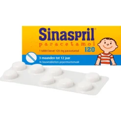 New Sinaspril Paracetamol 120 mg 16 kauwtabletten
