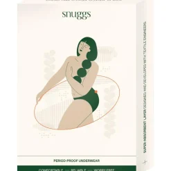 Discount Snuggs period underwear Brazilian light black L