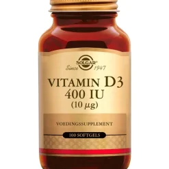 Discount Solgar Vitamin D-3 400 IU 10 mcg 100 softgels