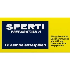 Hot Sperti Zetpillen 12 Stuks Voor Behandeling Van Aambeien
