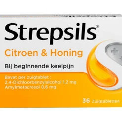 Online Strepsils Citroen & Honing Zuigtabletten 36 Stuks
