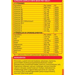 Outlet Supradyn Complex Forte Multivitamine Voor Extra Energie 35 Tabletten