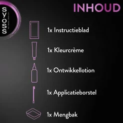 Clearance Syoss Browtint Wenkbrauw-wimper verf Donkerbruin