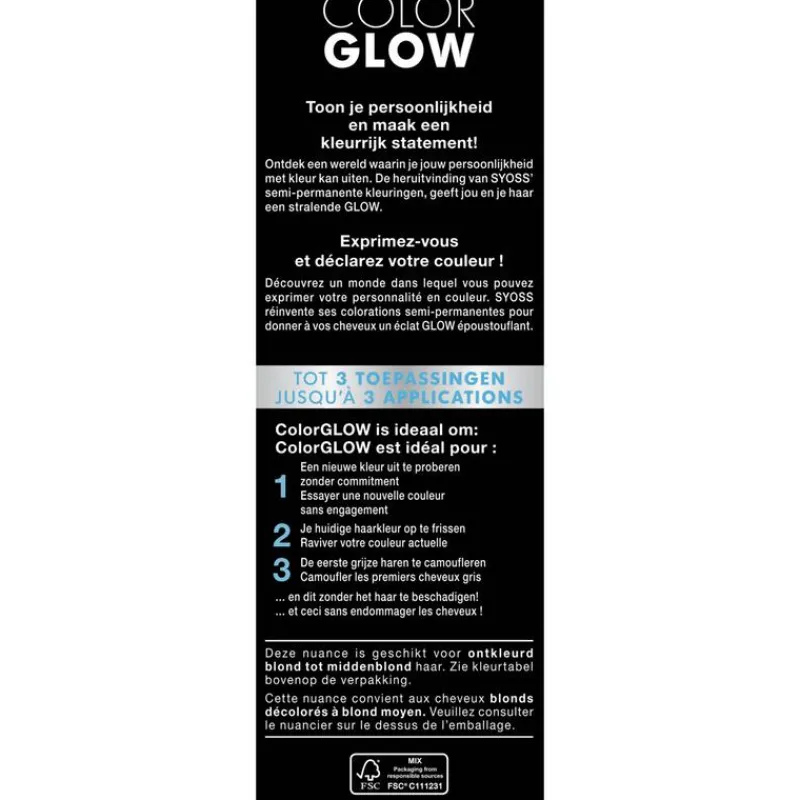 Hot Syoss Color Glow Platinum