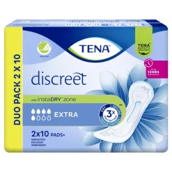 Sale Tena Discreet Extra Verbanden Duopack 2x10 stuks