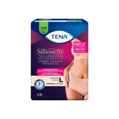 Outlet Tena Silhouette Plus High Waist Wegwerpbroekjes Crème L 8 stuks