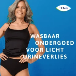 Hot Tena Wasbaar Ondergoed Zwart Maat L 1 stuk