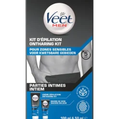Online Veet for Men Hair Removal Kit Intimate Body Parts + Aftercare Balm