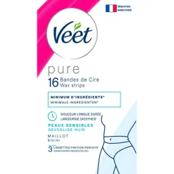 Clearance Veet Pure Waxstrips Bikini 16 stuks