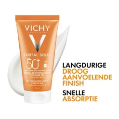 Clearance Vichy Capital Soleil Dry Touch Zonnecrème Gezicht SPF50 50 ML