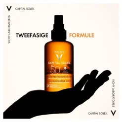 Clearance Vichy Capital Soleil ZonbeschermendWater Bruine Teint SPF50 200 ML