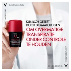 Discount Vichy Homme Clinical Control 96U Deodorant Roller 50 ML