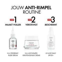 New Vichy Liftactiv H.A. Verstevigende Crème Droge Huid 50 ML