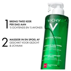 Hot Vichy Normaderm Phytosolution Purifying Gel Cleanser 400 ML