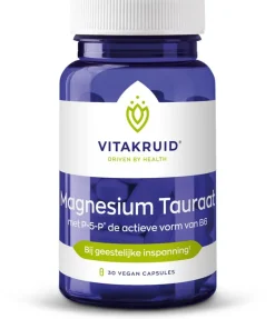 Clearance Vitakruid magnesium tauraat P5 vegan 30 caps