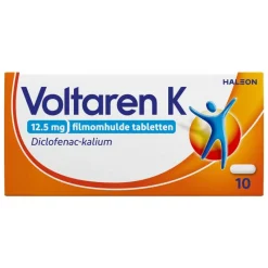 Discount Voltaren K 12,5 MG Pijnstiller Filmomhulde Tabletten Diclofenac-Kalium 10 stuks