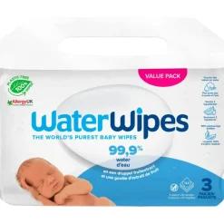 Waterwipes Billendoekjes Voordeelpak 3x48 144 Stuks