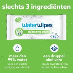 Outlet Waterwipes Hydrating Baby Wipes - 12x60