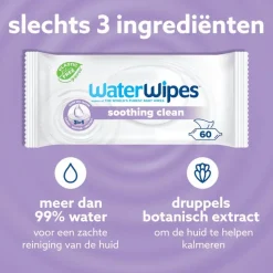 New Waterwipes Soothing Baby Wipes - 12x60