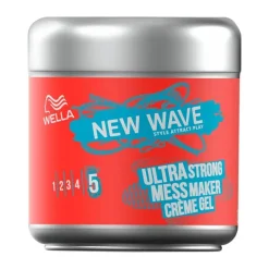 Outlet Wella New Wave Ultra Strong Mess Maker Crème Gel 150 ML