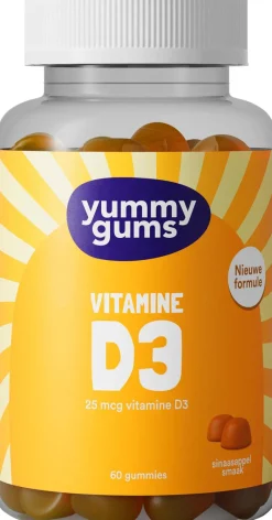 Clearance Yummygums Yummygum Vitamine D3 Suikervrij 60 stuks