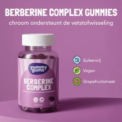 Hot Yummygums Berberine Suikervrije Gummies 30 stuks