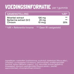 Hot Yummygums Berberine Suikervrije Gummies 30 stuks