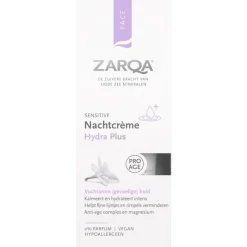 Outlet Zarqa Hydra Plus Sensitive Nachtcrème 50 ML