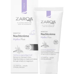 Outlet Zarqa Hydra Plus Sensitive Nachtcrème 50 ML