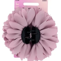 Online Zenner Haarklem Bloem Stof Roze