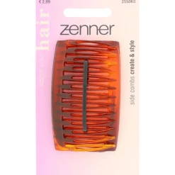 Best Zenner Zijkammen bruin 2x