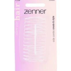 Online Zenner Zijkammen transparant 2x