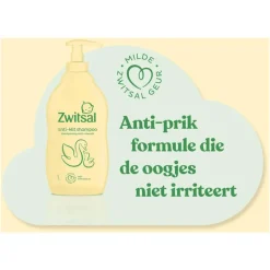 Sale Zwitsal Shampoo Anti-Klit Baby Met Pompje 400 ML